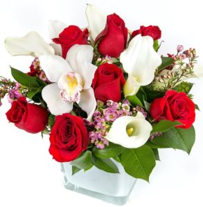 Show how much you adore them with our 'My Boston Valentine' floral arrangement