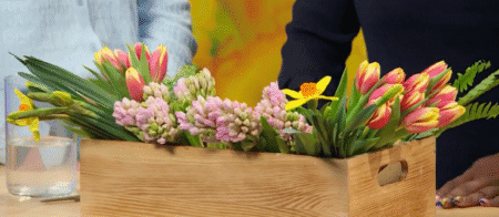 Spring flowers close-up